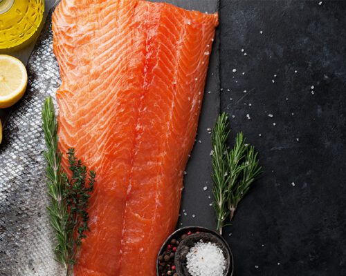 סלמון פילה פלטה